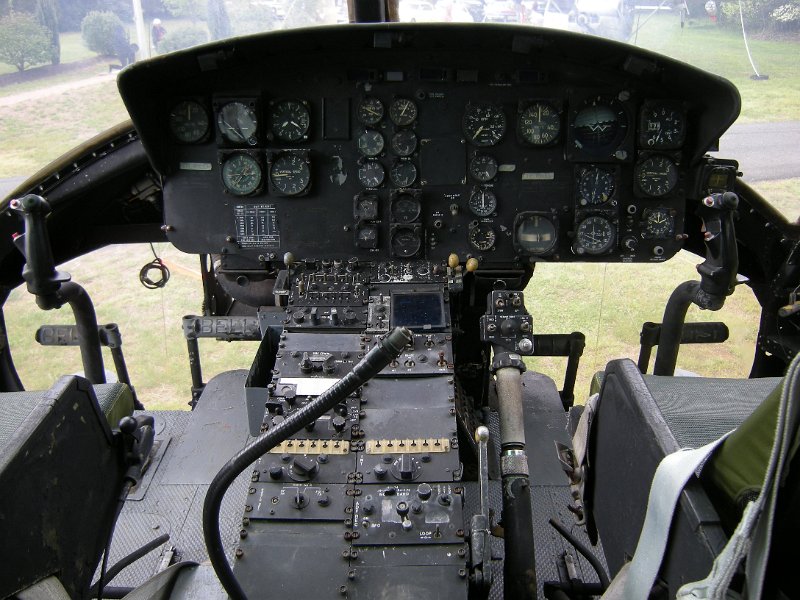 Image 065.JPG - Cockpit of the Huey helicopter (Bob Robb photo)